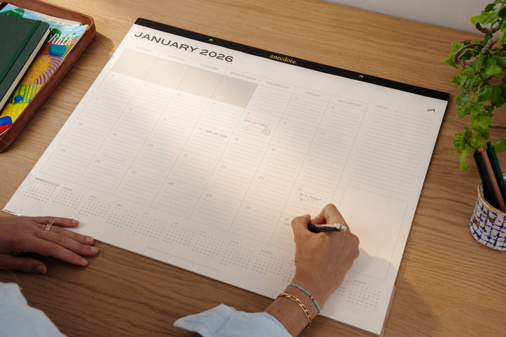 2026 Desk Calendar & Organizer