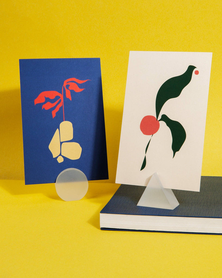 Abstract Flora Postcards
