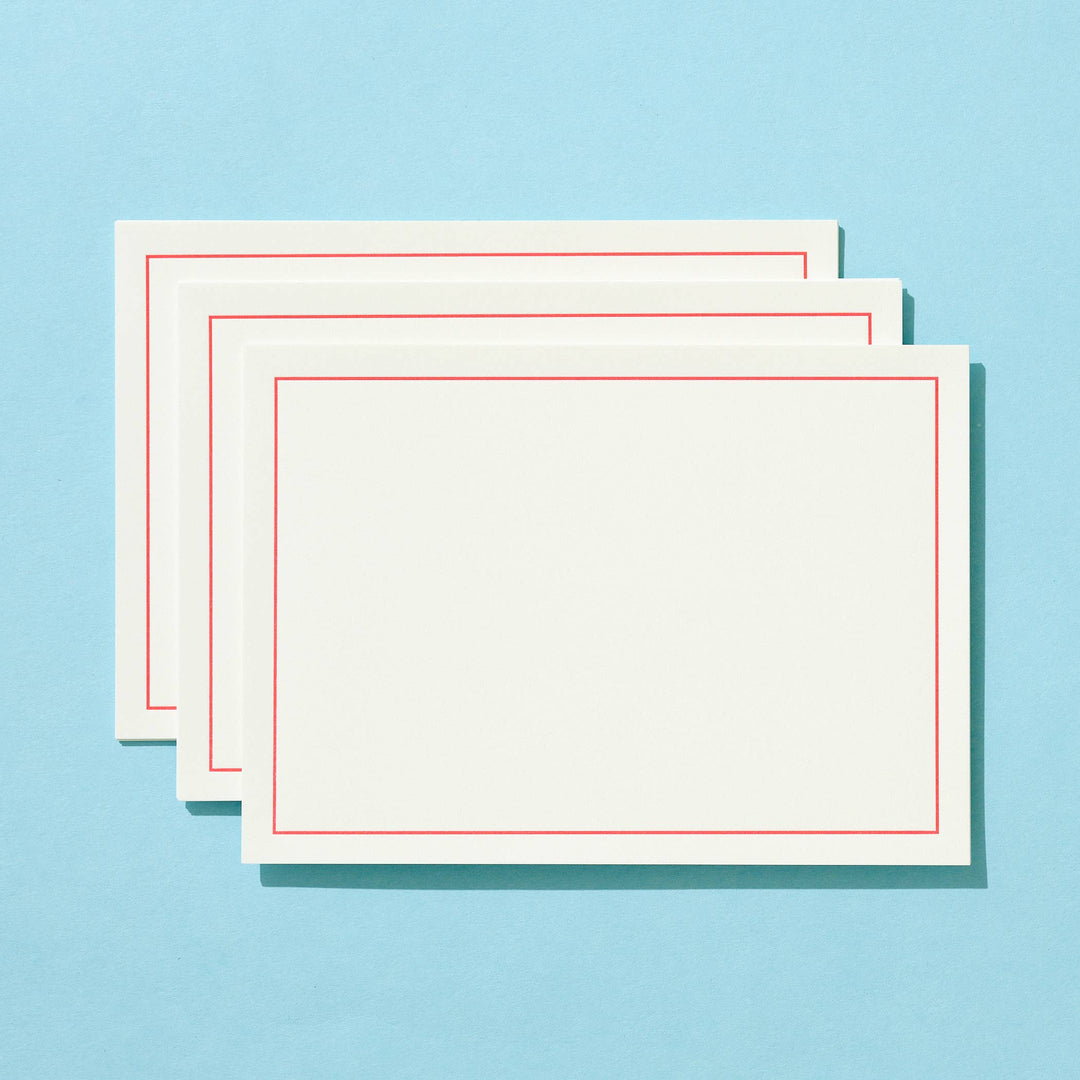 Red Border Card Set