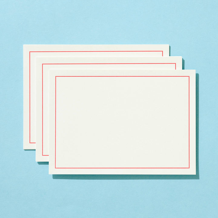 Red Border Card Set