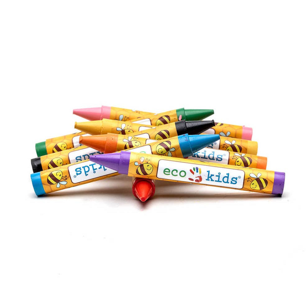 eco-kids Extra Large Beeswax Crayons, Set of 8, Detail