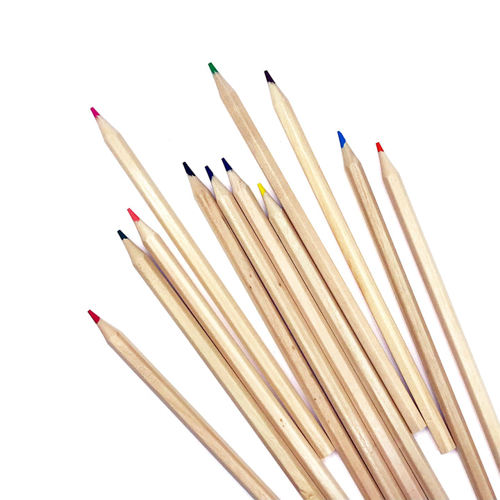 eco-kids Pre-Sharpened Beechwood Colored Pencils - Set of 12