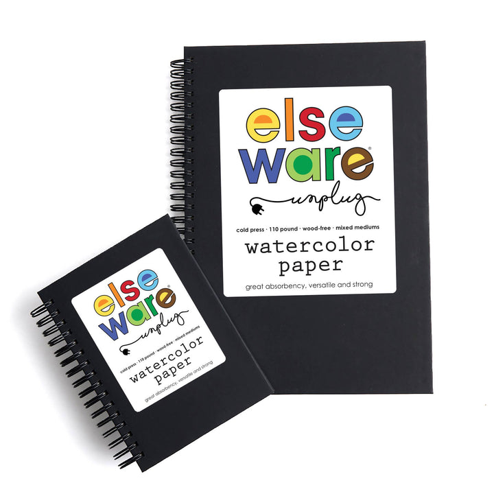 elseware unplug Watercolor Paper Pads - Large or Small
