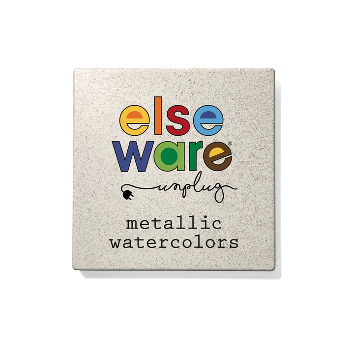 elsewhere unplug Metallic Watercolors – Set of 9 Hand-Poured Colors, Front