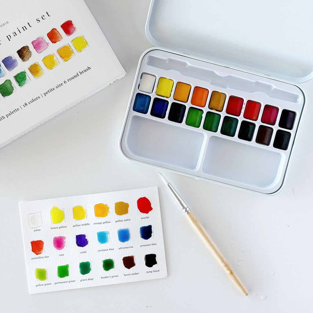 Watercolor Tin (18 Color Set)