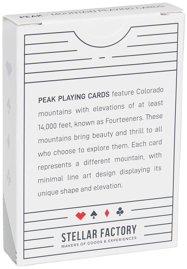 PEAK: Mountain Playing Cards