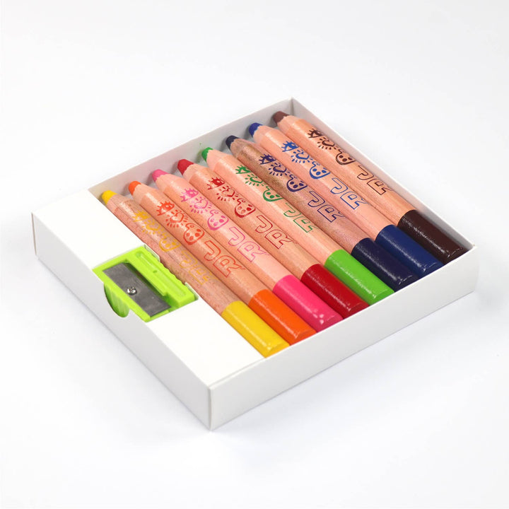 8 Chubby Watercolor Pencils