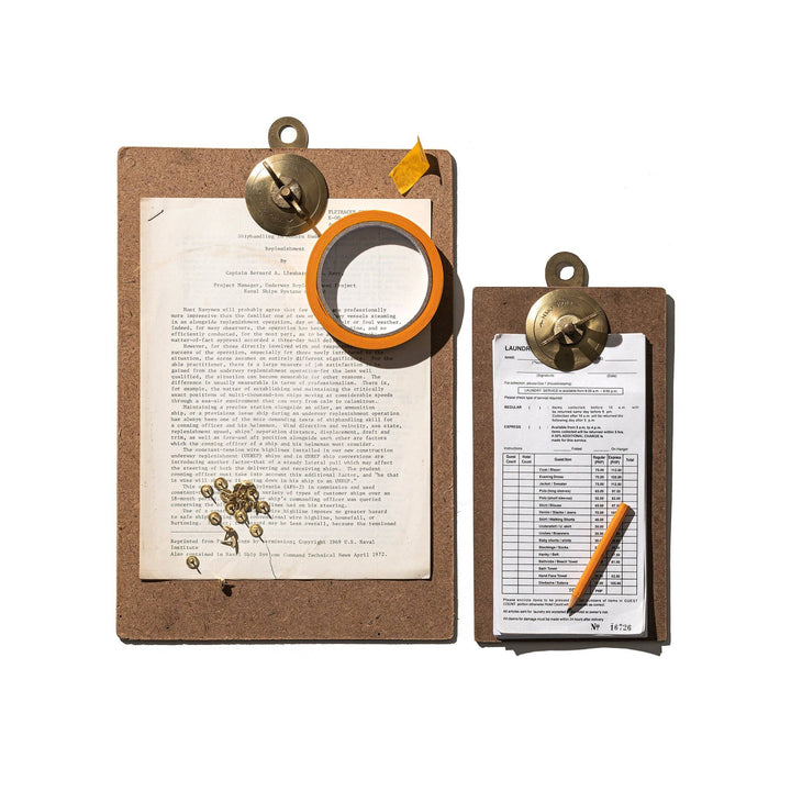 Vintage Brass Clipboard