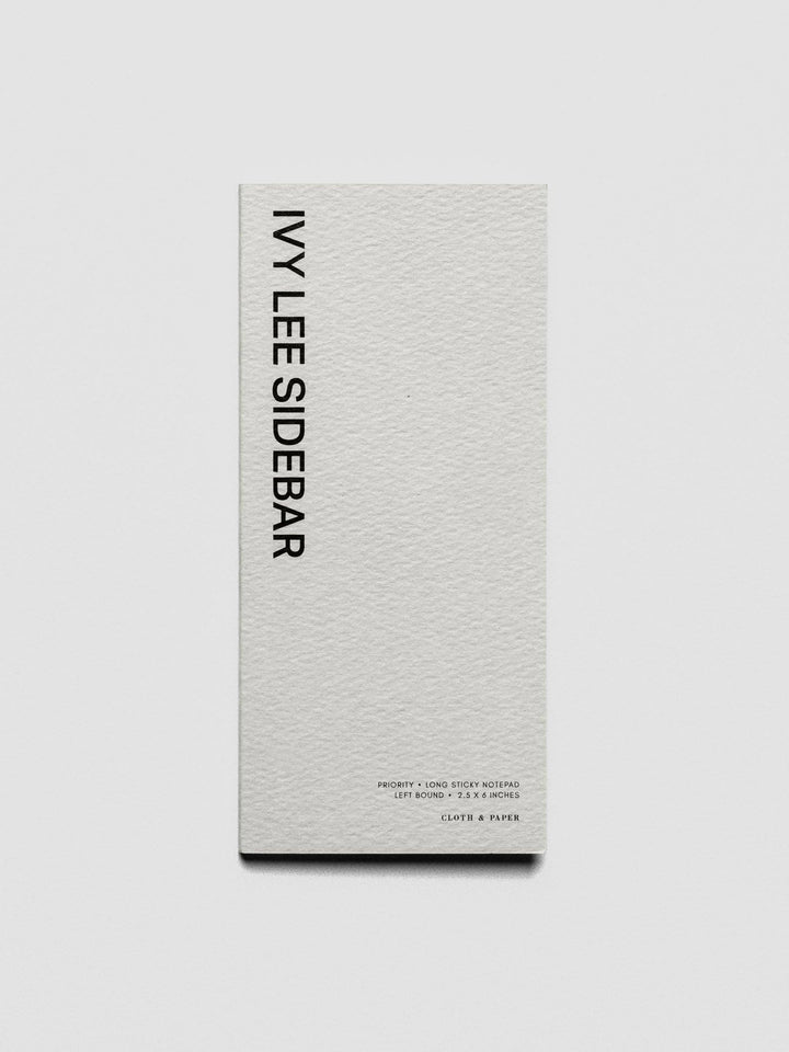 Long Ivy Lee Sidebar Sticky Note