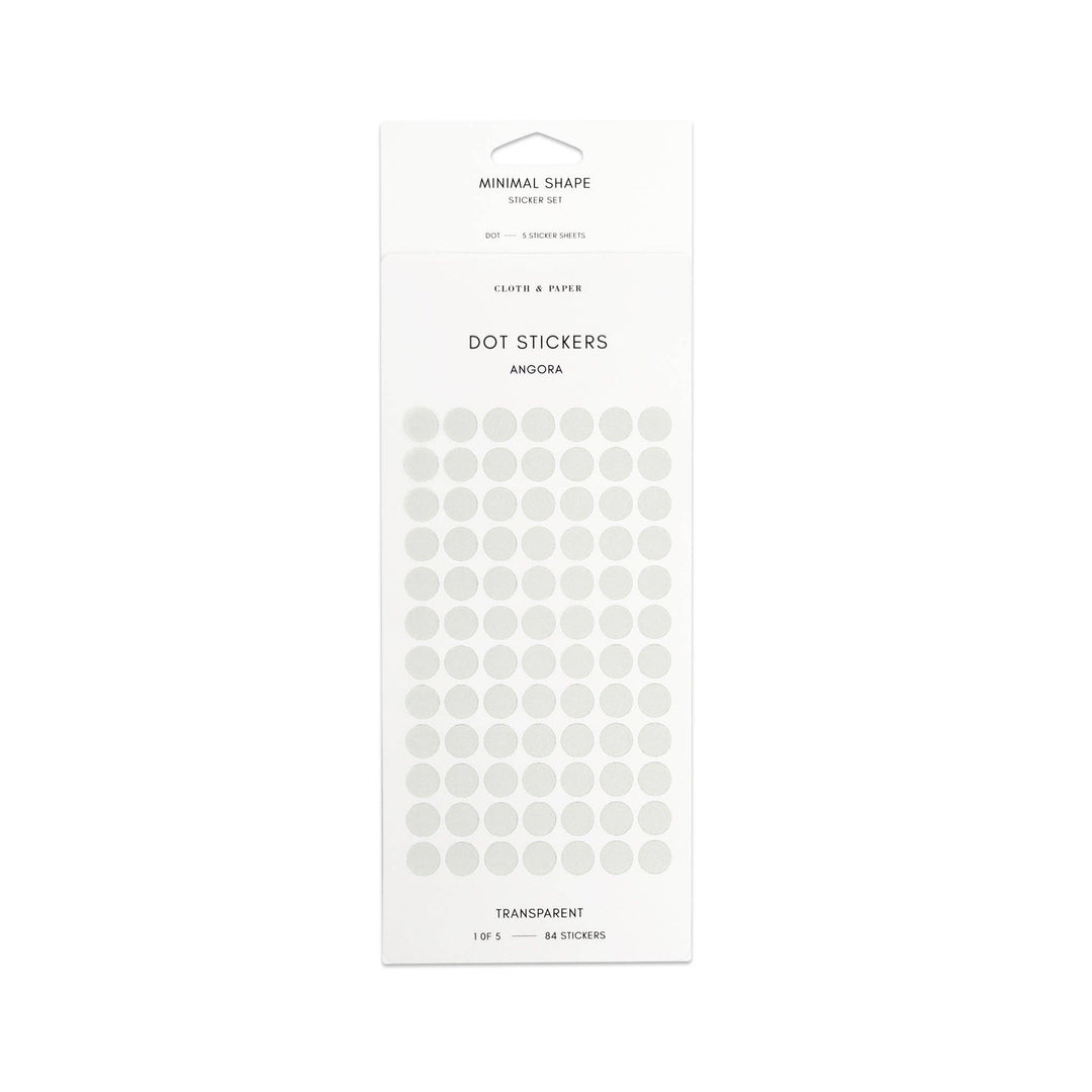 Transparent Dot Sticker Set