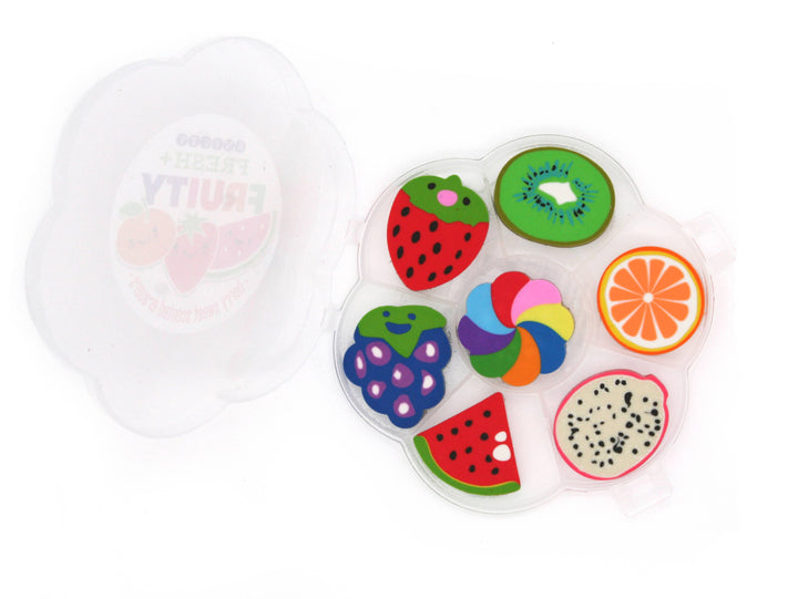 Fresh + Fruity Scented Eraser Set