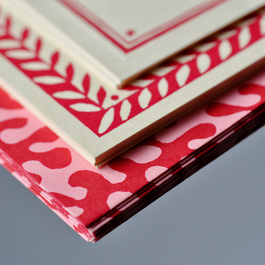 Set of Notecards and Envelopes with Labels