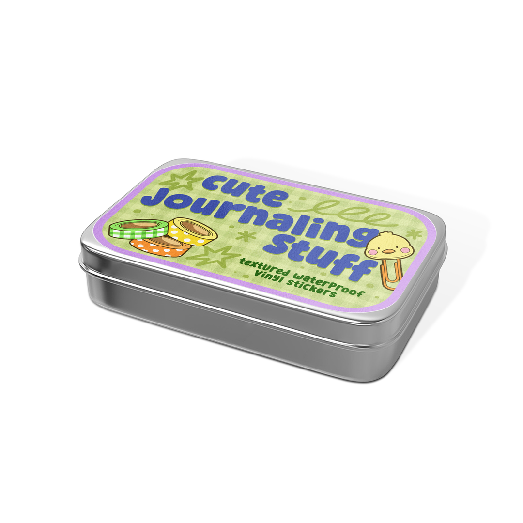 Tin Container Stickers