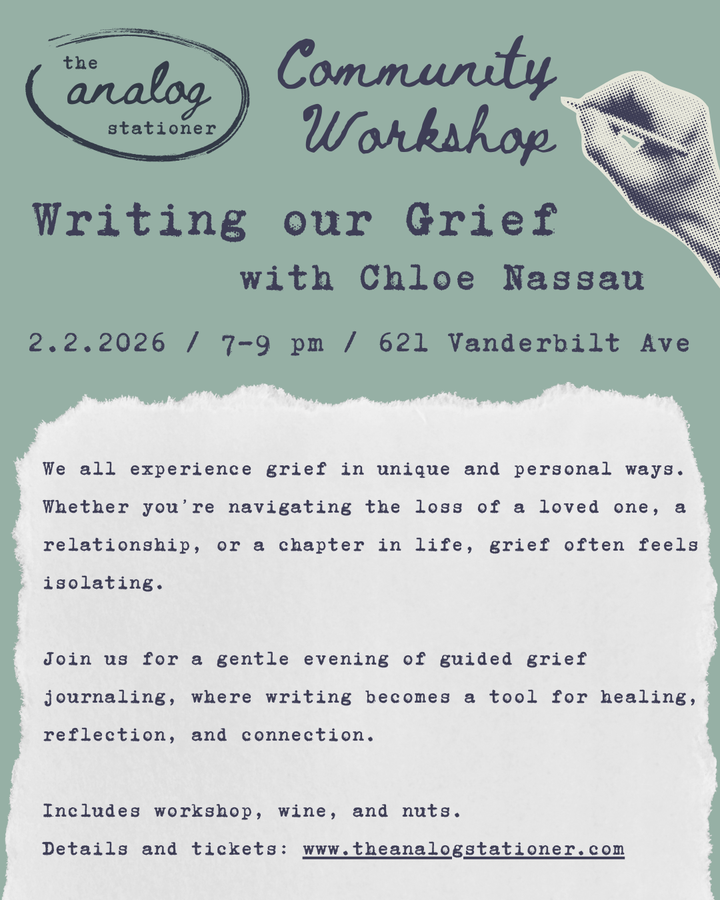 feb 2026 chloe writing our grief detail