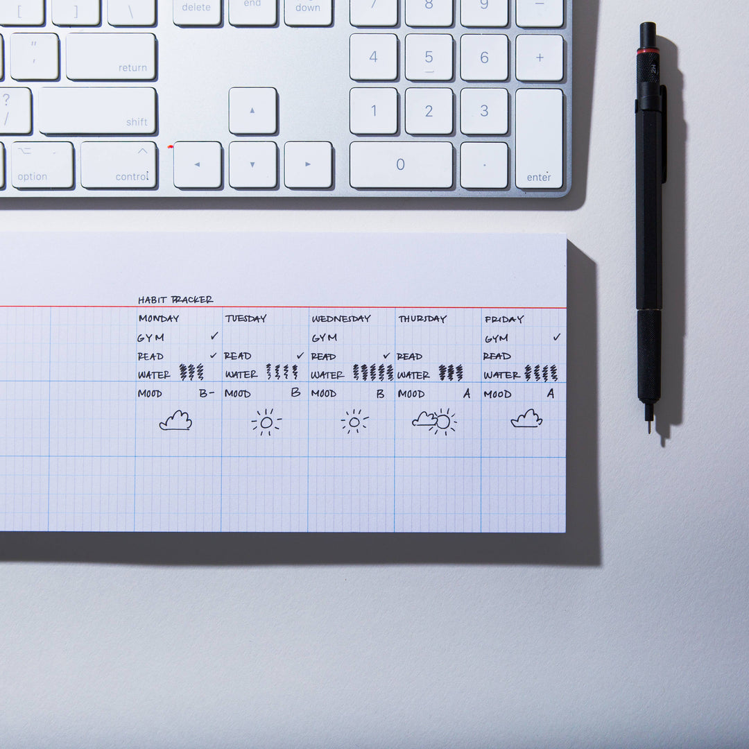 Keyboard Grid Notepad – Desk Pad for Daily Tasks & Planning