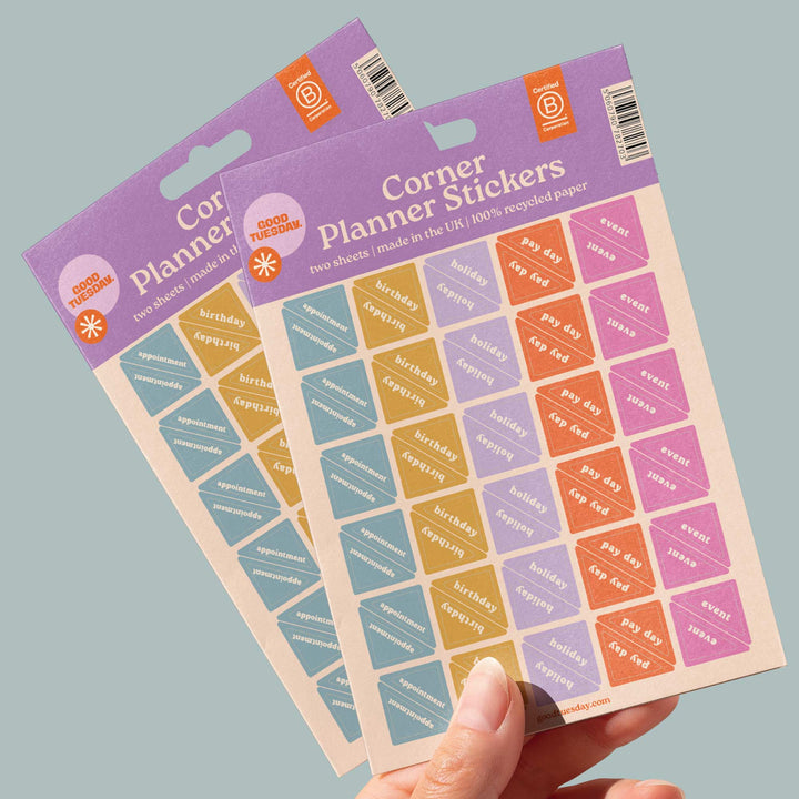 Corner Planner Stickers