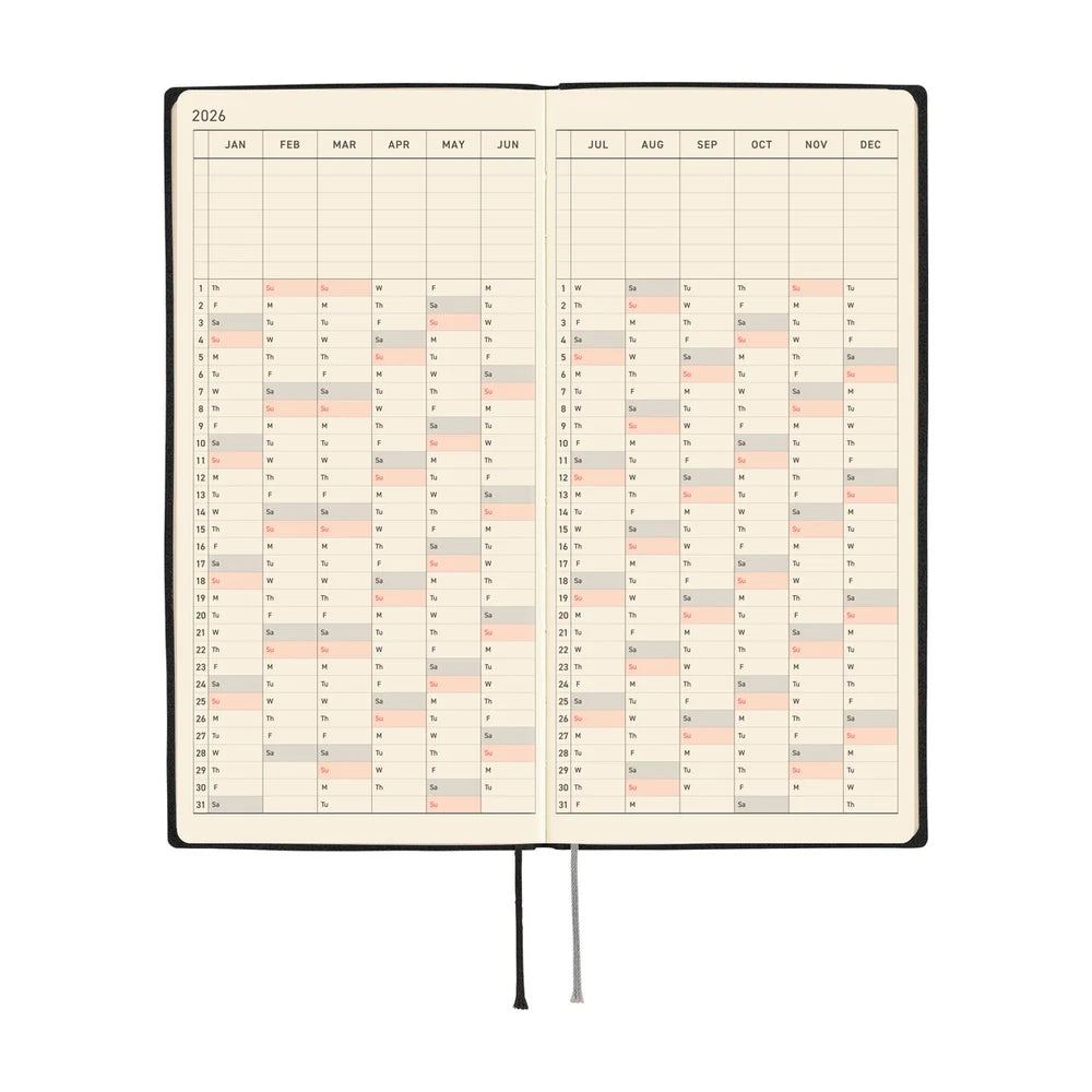 Techo 2026 Weeks White Line