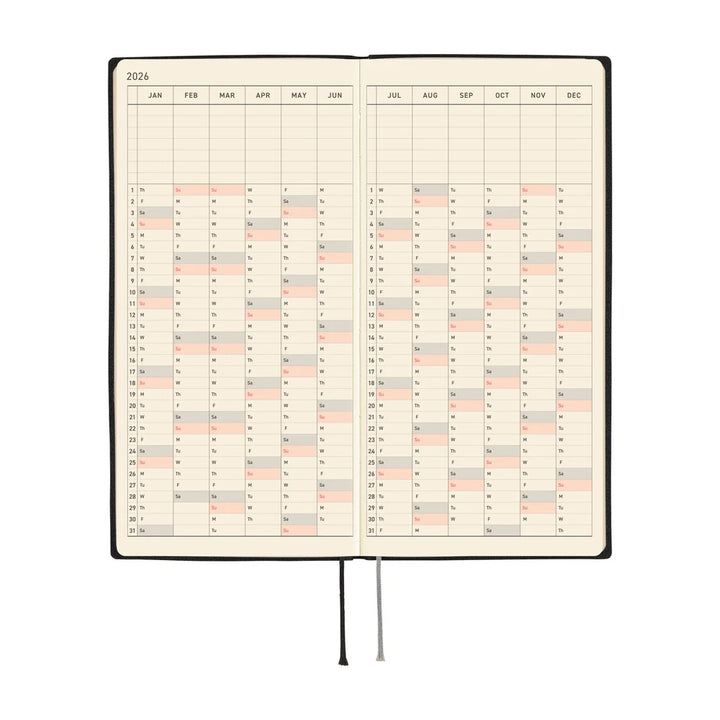 Techo 2026 Weeks White Line