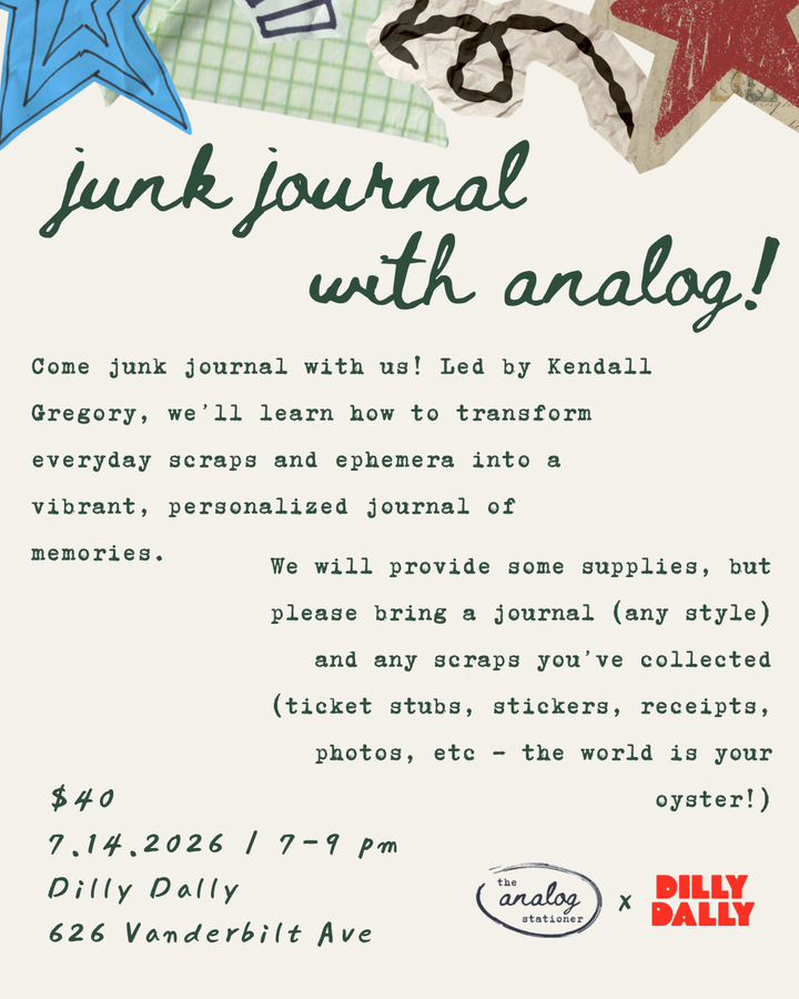 Junk Journal with Analog!