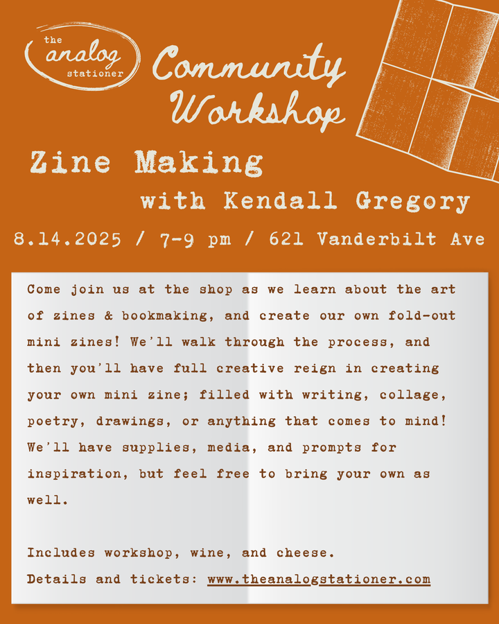 Zine Making with Kendall Gregory