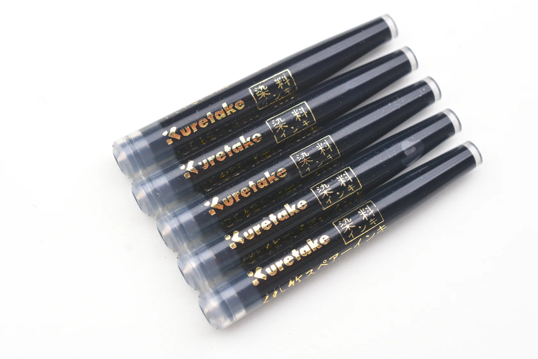 Fude (Brush) Pen Refill - Dye Ink - Black 5-Pack