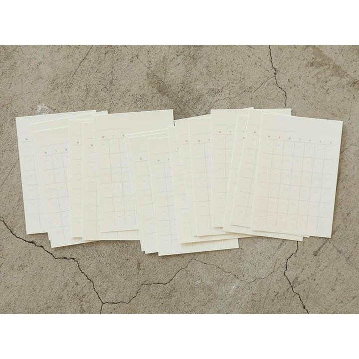 Monthly Undated Sticky Note