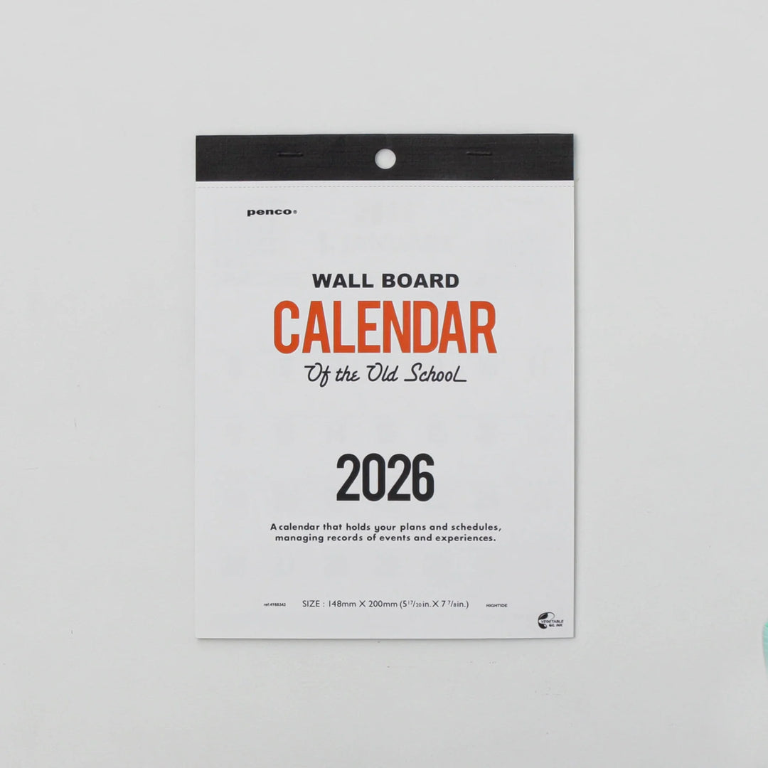 2026 wall calendar packaging on a light gray background