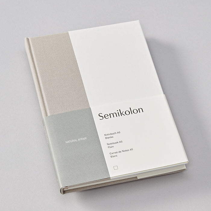 A5 Linen Natural Affair Notebook