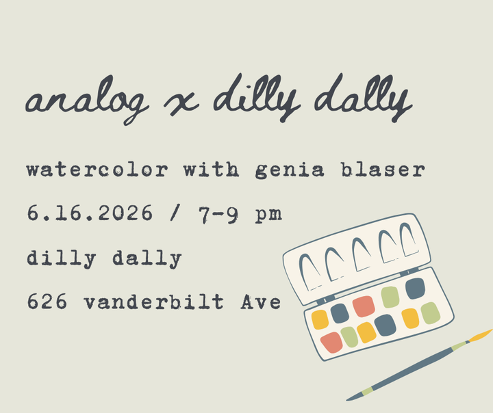 Watercolor Night at Dilly Dally