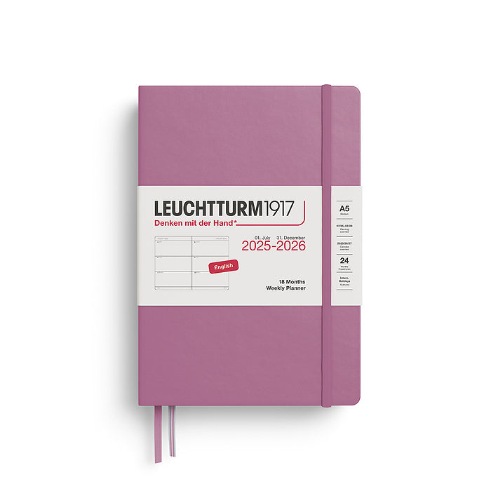 2025-2026 18 Month Weekly Planner