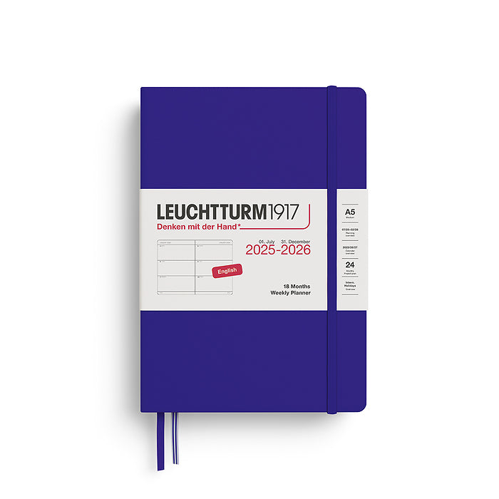 2025-2026 18 Month Weekly Planner