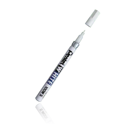 100w Fine Tipped White Marker