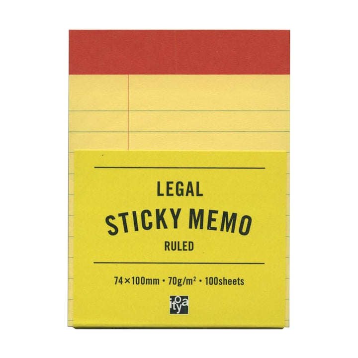 Legal Sticky Memo List